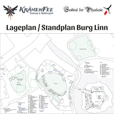 Lageplan der Krähenfee 2022.