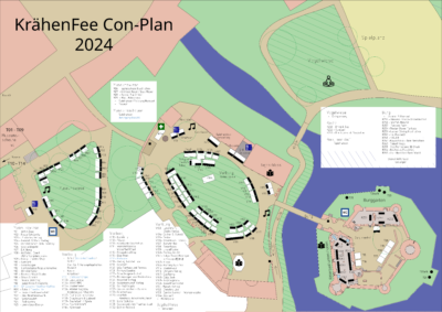 Lageplan der Krähenfee 2024